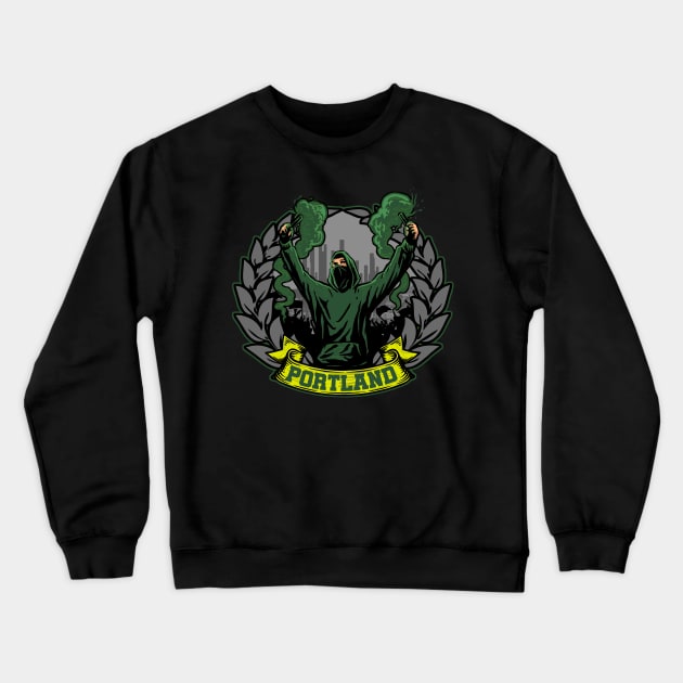 Portland Soccer Crewneck Sweatshirt by JayD World